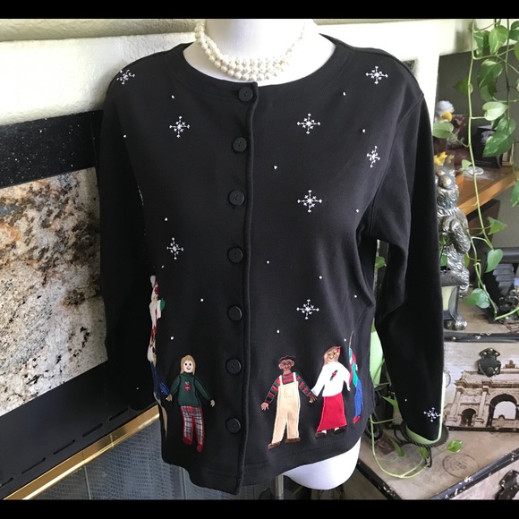 Vintage BECHAMEL Petites Button up Cardigan/Top - Picture 4 of 8